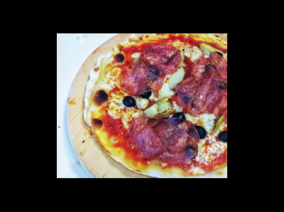 Pizza con lievito madre