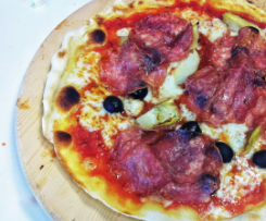 Pizza con lievito madre