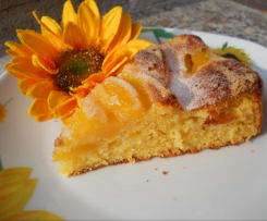 Torta Fioretto e Pesche Sciroppate 