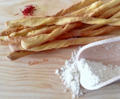 Grissini allo zafferano con lievito madre non rinfrescato da frigo - Contest 7 ingredienti