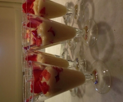 Crema bimby rivisitata con pesche caramellate