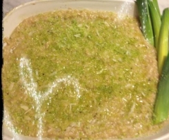 Risotto integrale con porro e indivia belga aromatizzato al basilico