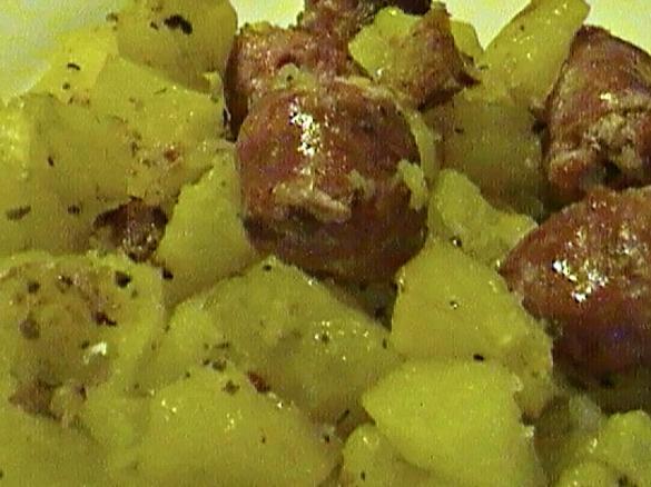Duplicato di Salsicce e patate al Varoma 