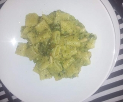 Pasta risottata zucchine col fiore e pinoli