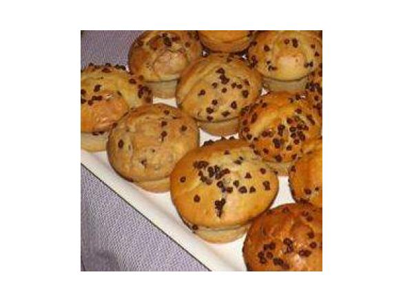 Muffins con gocce di cioccolato