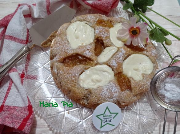 CROSTATA MORBIDA CON RICOTTA MARMELLATA DI ARANCE AMARE AL PROFUMO DI  LIME