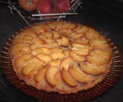 Crostata di pesche rovesciata
