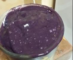 Gelato di more senza lattosio con latte di riso