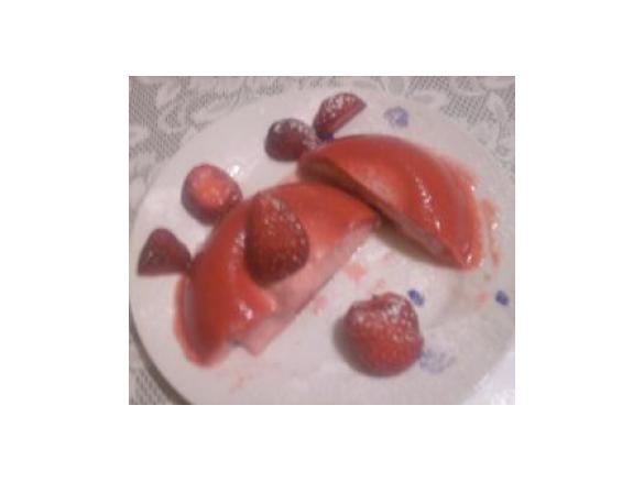 bavarese di fragole con gelatina