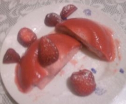 bavarese di fragole con gelatina