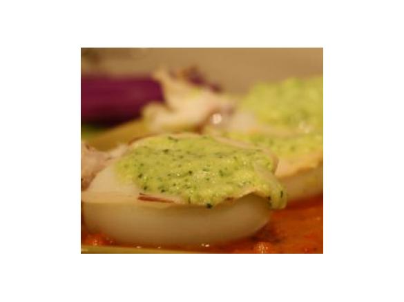 seppie ripiene alla crema di zucchine