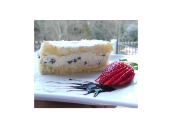 Torta morbida con ricotta e gocce di cioccolato