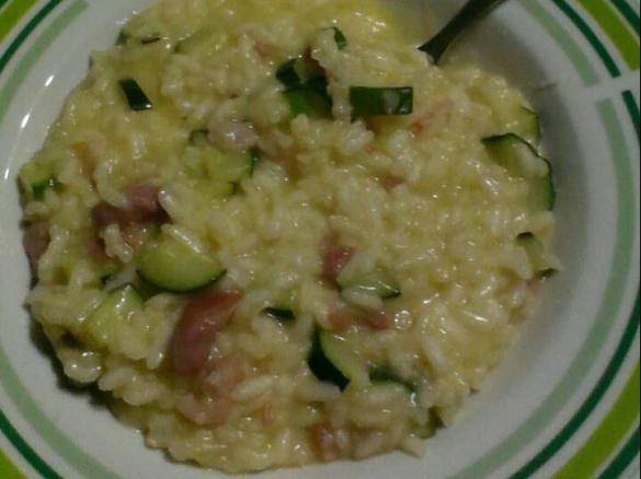 Risotto Pancetta e Zucchine