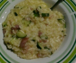 Risotto Pancetta e Zucchine