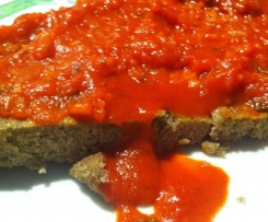 Farifrittata con farina di lenticchie e ragù di verdure