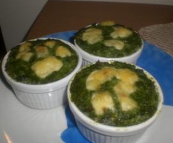 cocotine di purè di spinaci e ricotta
