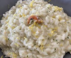 Risotto alle capesante e zeste di limone
