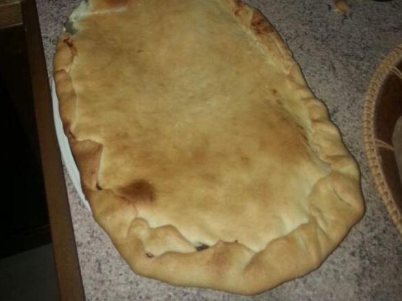 pasta al vino con cipolla e uvetta