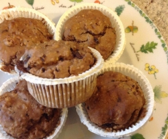 Muffin di riso miglio e cioccolato