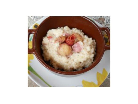 Risotto con Castagne e Speck 