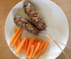 Spiedini di carne al sesamo