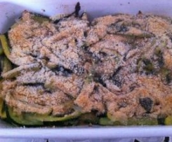 Fiammiferi di zucchine al gratin