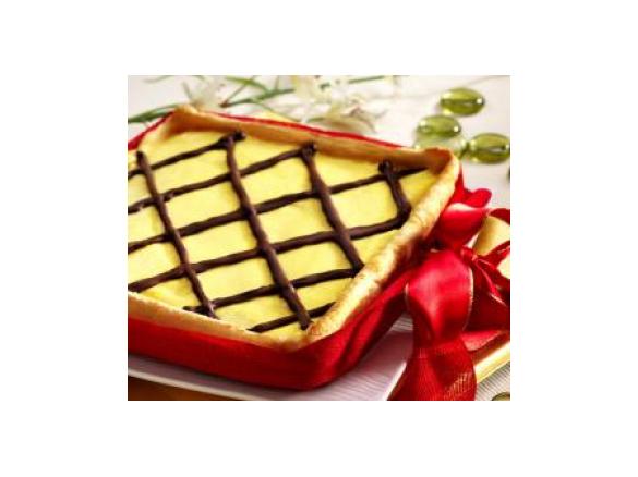 BAVARESE DI NOCCIOLE ALLA CREMA DI MELA VERDE E SPUMANTE