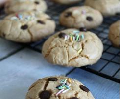 COOKIES CON GOCCE DI CIOCCOLATO E ZUCCHERINI