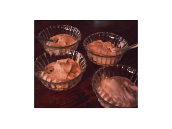 Sorbetto fragola e banana