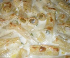 Pasta gratinata alla crema di gorgonzola