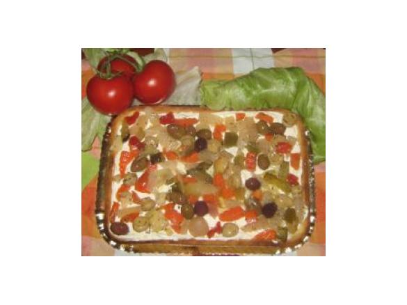 TORTA  COLORATA AL FORMAGGIO