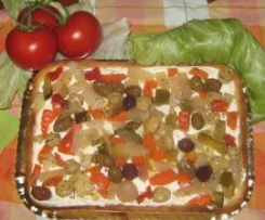 TORTA  COLORATA AL FORMAGGIO