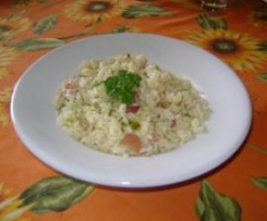 Risotto asparagi e speck