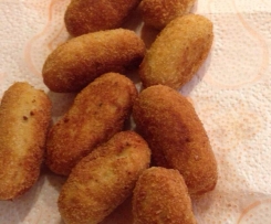 Polpette di reciclo  di pesce con patate