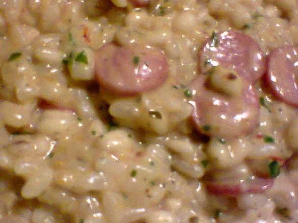RISOTTO CON WURSTEL