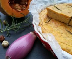 Torta Salata di Zucca e Nocciole al Rosmarino