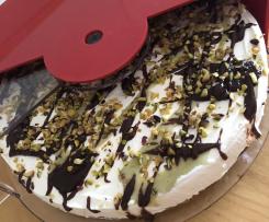 Cheesecake gelato al croccante di pistacchio