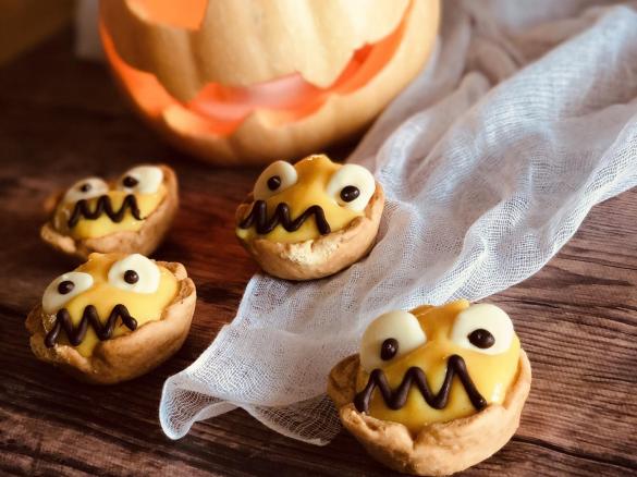 Cestini con crema alla zucca “Staffetta Halloween”