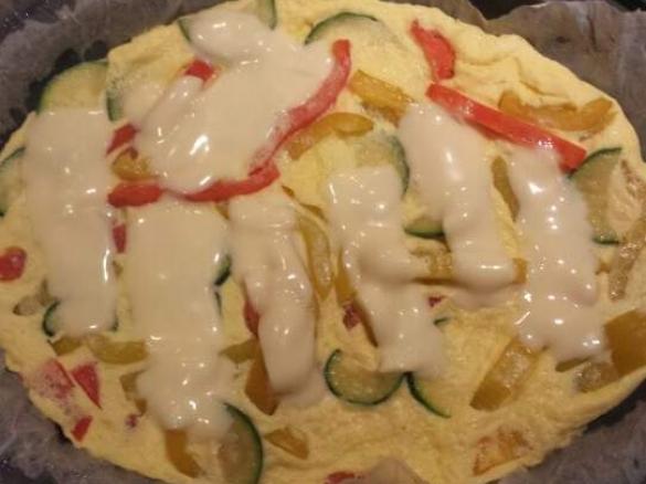 Frittata tricolore