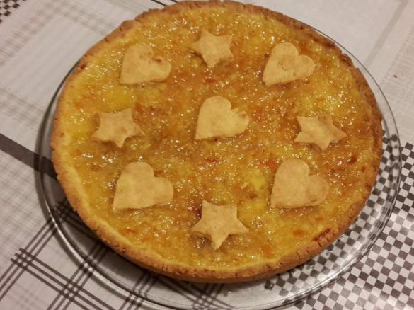 Crostata all'arancia senza glutine