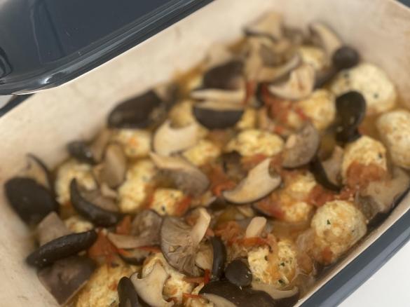 Polpette coi funghi  "contest multilivello 45 minuti"