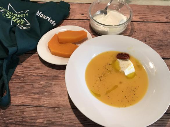 Vellutata di zucca al casagedu