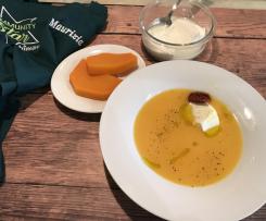 Vellutata di zucca al casagedu