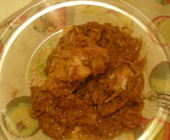 pollo con funghi champignon