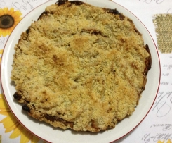 Panettone avanzato:torta pere e crumble