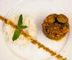Pollo al curry con verdure e riso basmati “in Fuorigioco” - del blogger Giulio