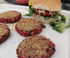 CONTEST RAPE - BURGER CON RAPA ROSSA E FAGIOLI STREGONI (VEGAN)