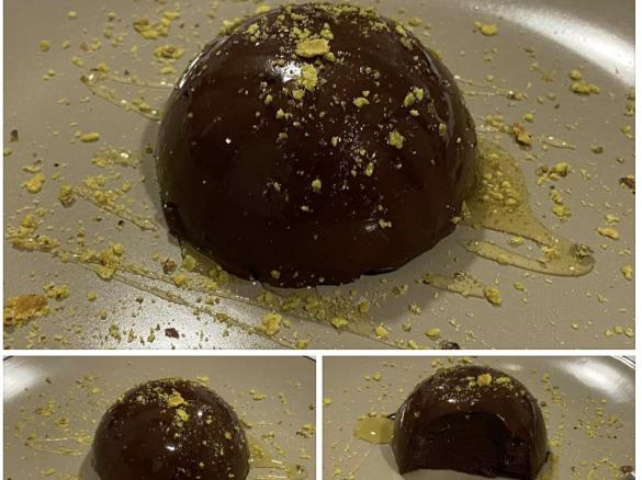 Budino di cachi e cacao "contest dolci senza burro e senza uova"