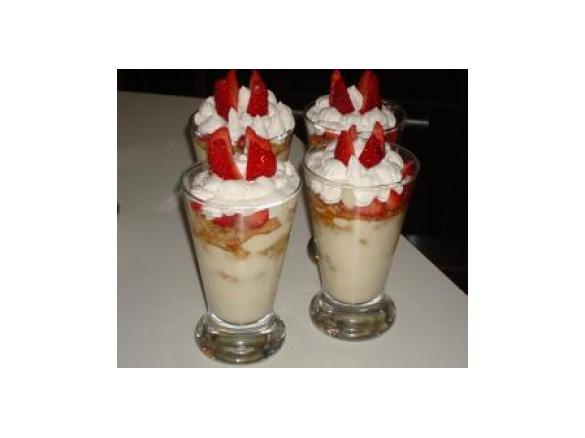 Coppa croccante alle fragole