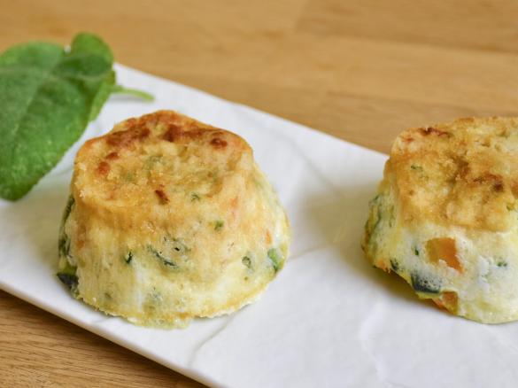 "Contest ricette leggere" Sformatini di albumi e verdure